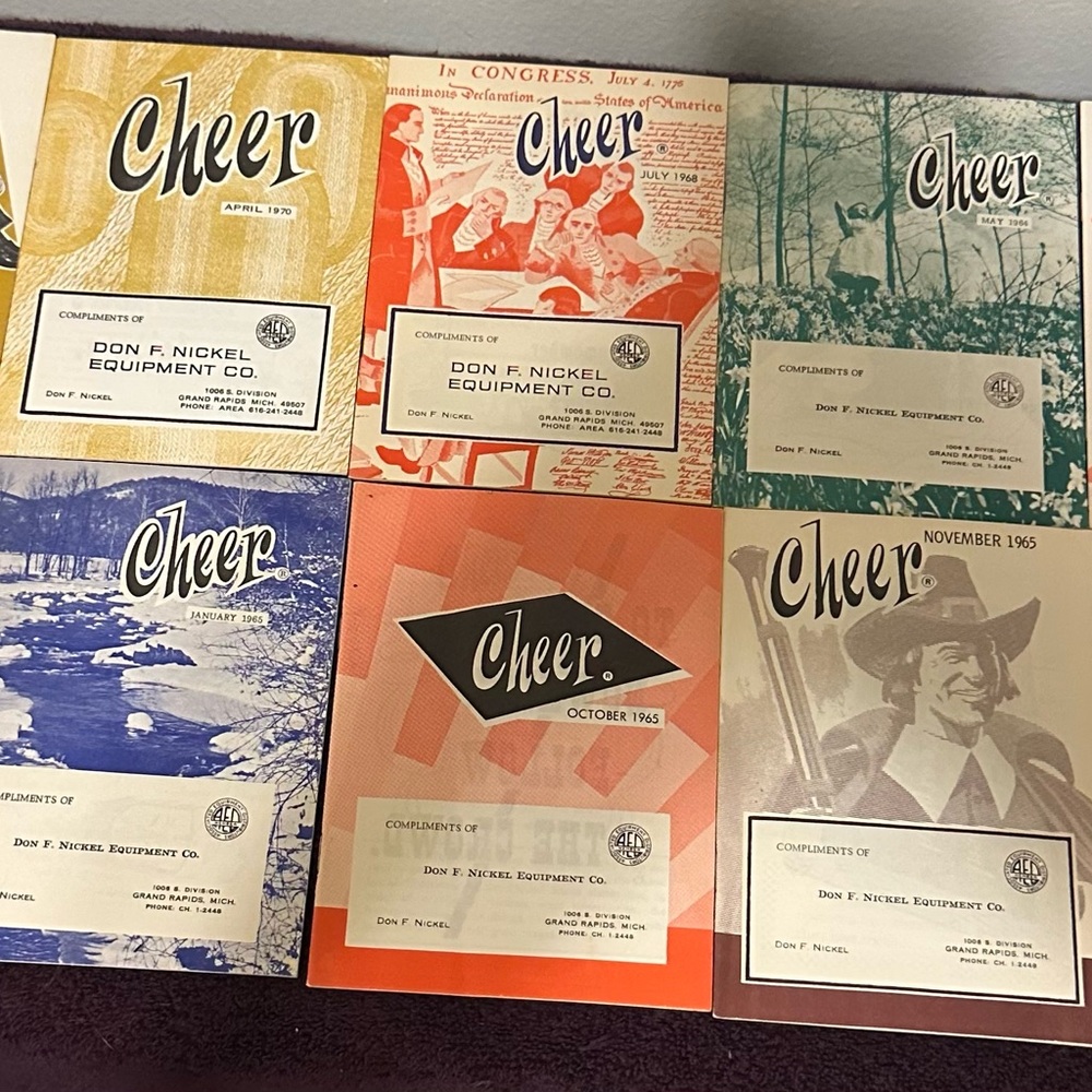 Lot of 10 cheer books 6 from the 1960’s and 4 from the 70’s vintage rare HTF